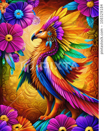 exotic divine beast painting 108329184