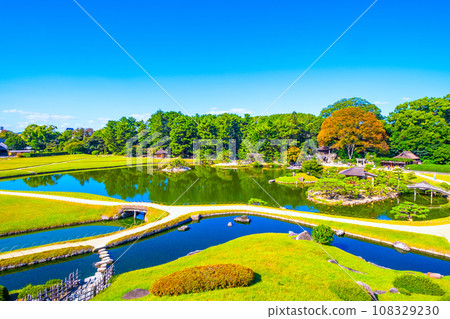 日本三大名園之一的後樂園景觀 108329230
