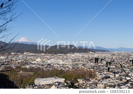 從靜岡市關山看到的富士山 從靜岡市關山看到的富士山 108330213