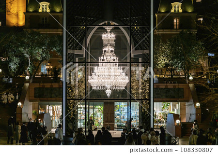 [Tokyo] Gorgeous Baccarat chandelier in Ebisu 108330807