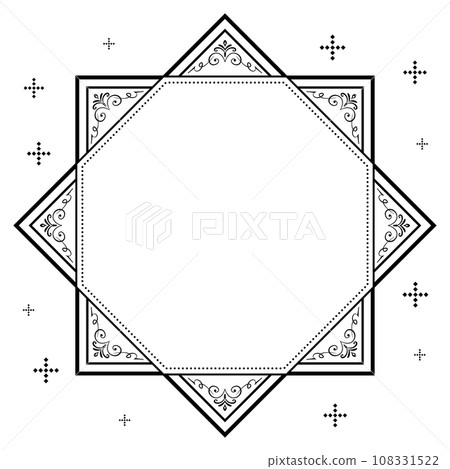 antique frame design 108331522