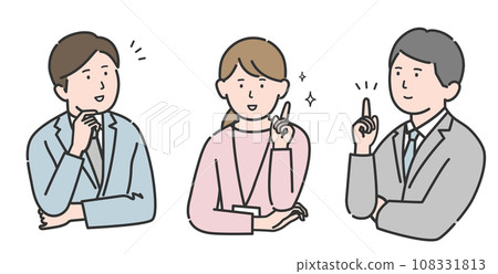 一個有靈感的商人的插圖 108331813