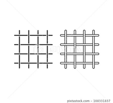 Textile, fabric, cloth icon. Vector illustration. Textile, fabric, cloth icon. Vector illustration. 108331837