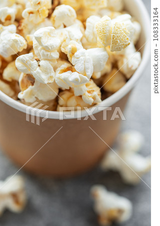 Tasty salted homemade popcorn Tasty salted homemade popcorn 108333164