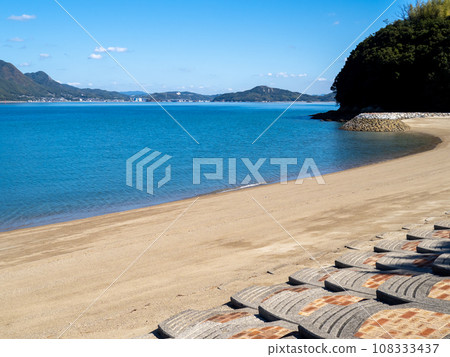 Onoura Beach. Sakijima, Mihara City, Hiroshima Prefecture. 108333437