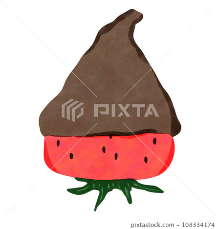 Chocolate cover strawberry Chocolate cover strawberry 108334174