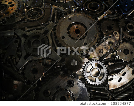 iron steampunk cogwheel texture iron steampunk cogwheel texture 108334877