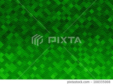 Japanese paper diagonal lattice wave pattern green Japanese paper diagonal lattice wave pattern green 108335008