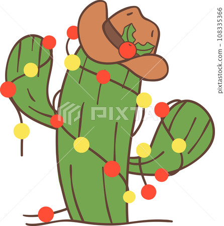 Cowboy Christmas Cactus 108335366