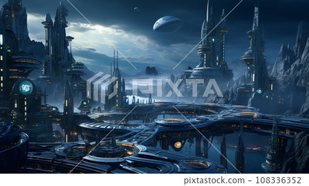 ai created underground city ai created underground city 108336352