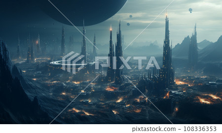 ai created underground city ai created underground city 108336353