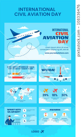 Civil Aviation Day Infographic Flat Cartoon Hand Drawn Templates Background Illustration Civil Aviation Day Infographic Flat Cartoon Hand Drawn Templates Background Illustration 108336476