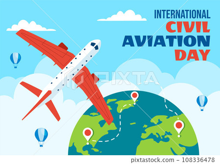 Civil Aviation Day Social Media Background Flat Cartoon Hand Drawn Templates Illustration Civil Aviation Day Social Media Background Flat Cartoon Hand Drawn Templates Illustration 108336478