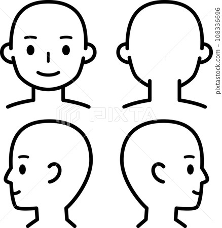 變形的人頭插畫集 變形的人頭插畫集 108336696