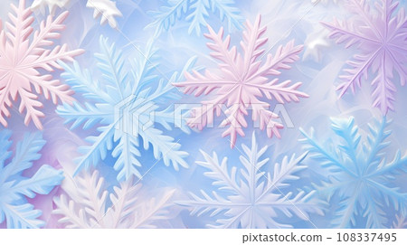 background with snowflakes in soft pastel colors. background with snowflakes in soft pastel colors. 108337495