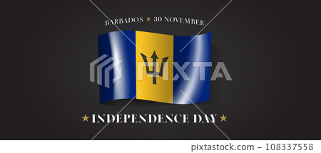 Barbados happy independence day greeting card, banner with template text vector illustration Barbados happy independence day greeting card, banner with template text vector illustration 108337558