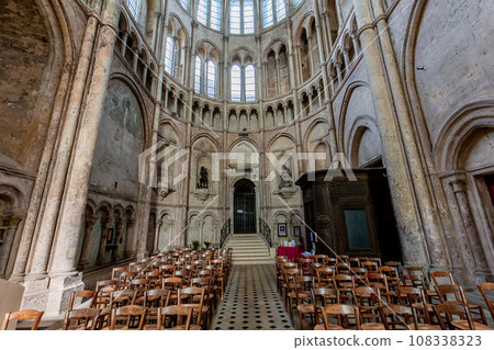 Cathedral of Our Lady, Noyon, France, interiors Cathedral of Our Lady, Noyon, France, interiors 108338323