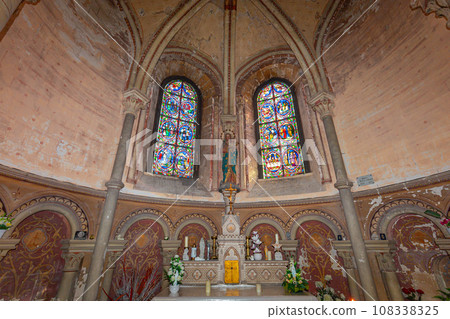 Cathedral of Our Lady, Noyon, France, interiors Cathedral of Our Lady, Noyon, France, interiors 108338325