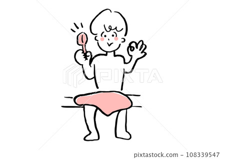 一個男人在桑拿房裡告訴 Roryu OK 一個男人在桑拿房裡告訴 Roryu OK 108339547