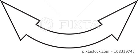 Arrow_with outline, unfilled Arrow_with outline, unfilled 108339745