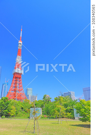 東京鐵塔和東京港區的新鮮綠地 108340565