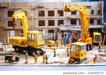 Construction site (diorama) 108340573