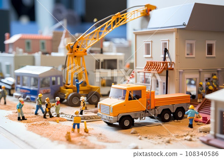 Construction site (diorama) Construction site (diorama) 108340586