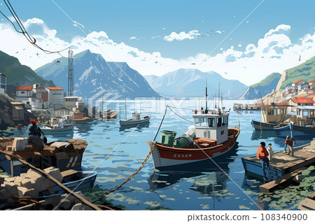 漁港風光-1 漁港風光-1 108340900