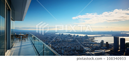 Urban tower apartment and scenery Urban tower apartment and scenery 108340933