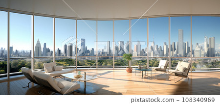 城市塔樓公寓及風景 108340969