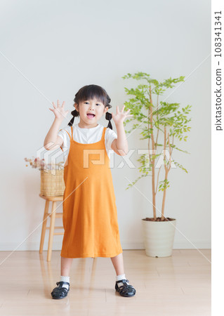 Children waving hands 108341341