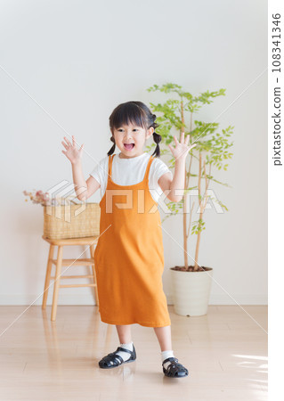 Children waving hands Children waving hands 108341346