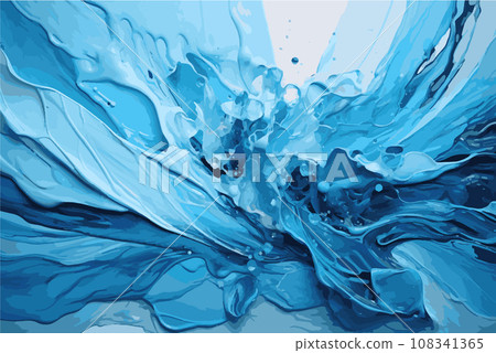 Abstract watercolor paint background by teal color blue and green with liquid fluid texture for background. eps 10 Abstract watercolor paint background by teal color blue and green with liquid fluid texture for background. eps 10 108341365