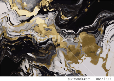 Art design of detail multicolor luxurious line marble textured background. Abstract structure of floor or wallpaper surface concept. 108341447
