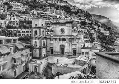 Church of Santa Maria Assunta, iconic landmark in Positano, Italy Church of Santa Maria Assunta, iconic landmark in Positano, Italy 108342113