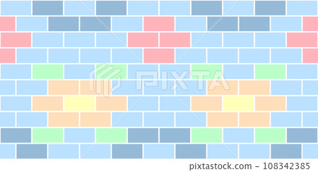 Brick Wall pattern design background seamless bud pastal Brick Wall pattern design background seamless bud pastal 108342385