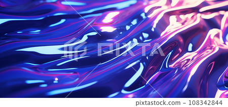 Abstract Holographic Background with Shiny Metallic Sheen and Vibrant Colors. Abstract Holographic Background with Shiny Metallic Sheen and Vibrant Colors. 108342844