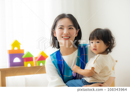 Nursery teacher 1 year old 108343964