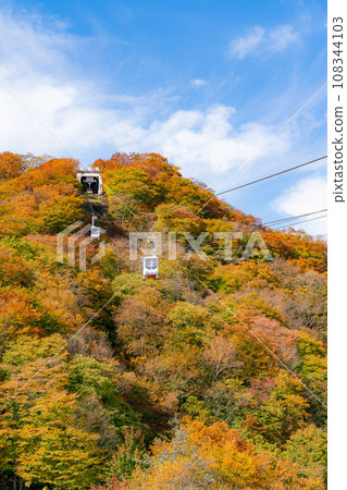 [Tochigi Prefecture] Nikko Akechidaira dyed with autumn leaves (October) 108344103