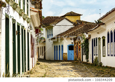 Old street in Paraty city Old street in Paraty city 108344209