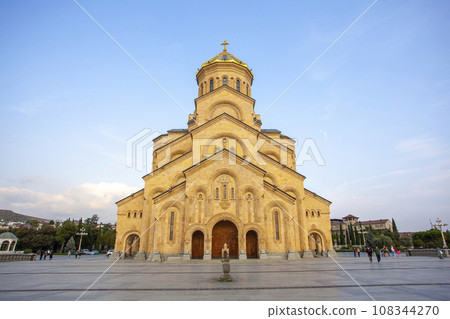 Tsminda Sameba, Holy Trinity Cathedral in Tbilisi Tsminda Sameba, Holy Trinity Cathedral in Tbilisi 108344270