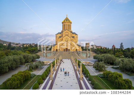 Tsminda Sameba, Holy Trinity Cathedral in Tbilisi Tsminda Sameba, Holy Trinity Cathedral in Tbilisi 108344284