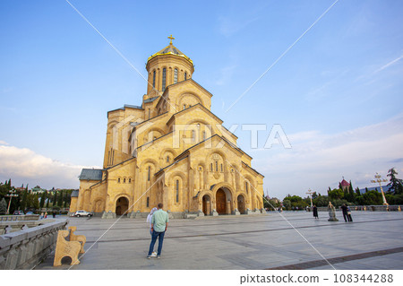 Tsminda Sameba, Holy Trinity Cathedral in Tbilisi Tsminda Sameba, Holy Trinity Cathedral in Tbilisi 108344288