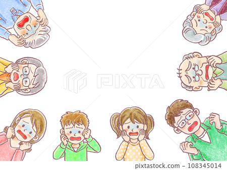 手繪風格人類表情 set_pale 108345014