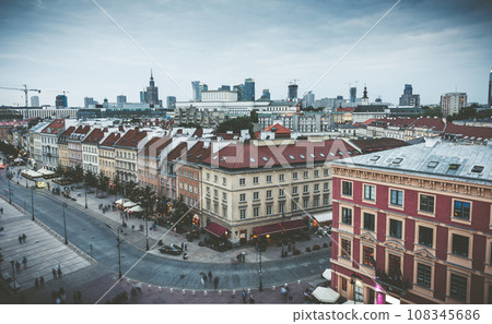 View on downtown of Warsaw View on downtown of Warsaw 108345686