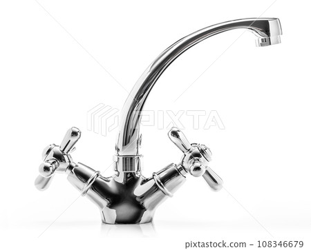 Metal water mixer 108346679