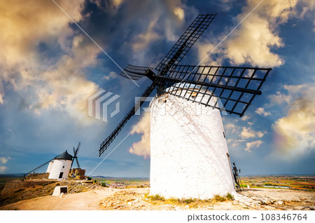 windmills in Consuegra 108346764