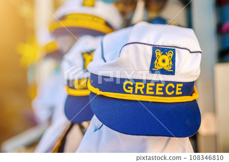 Greek sailor cap 108346810