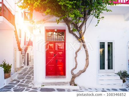 Cityscape of the island Mykonos Cityscape of the island Mykonos 108346852