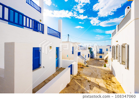 Classic greek street 108347060